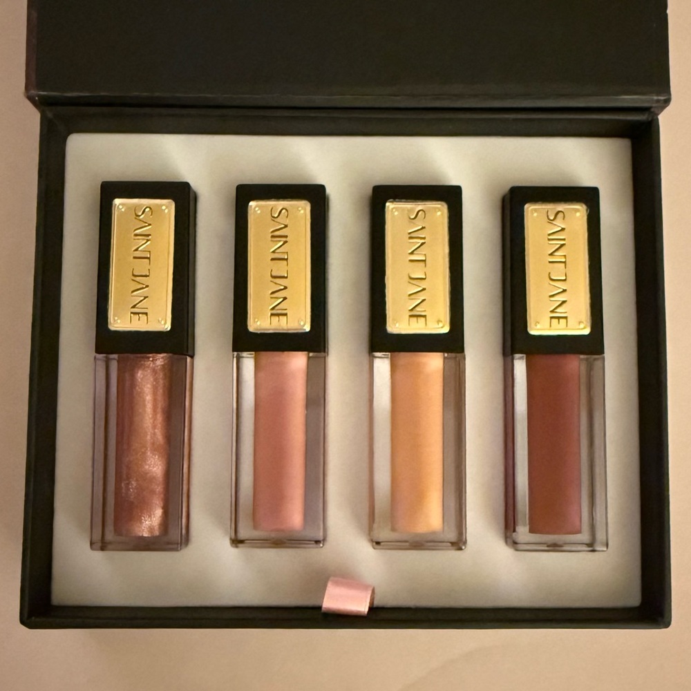 Saint Jane Limited Edition Holiday Collection Luxury Lip Oil 4-Piece Gift Set - Picture 13 of 16